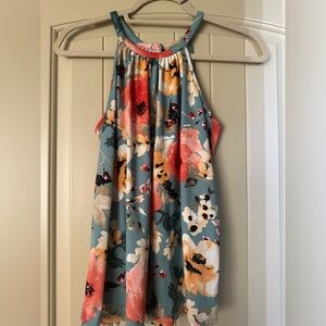 Floral tank top, very soft